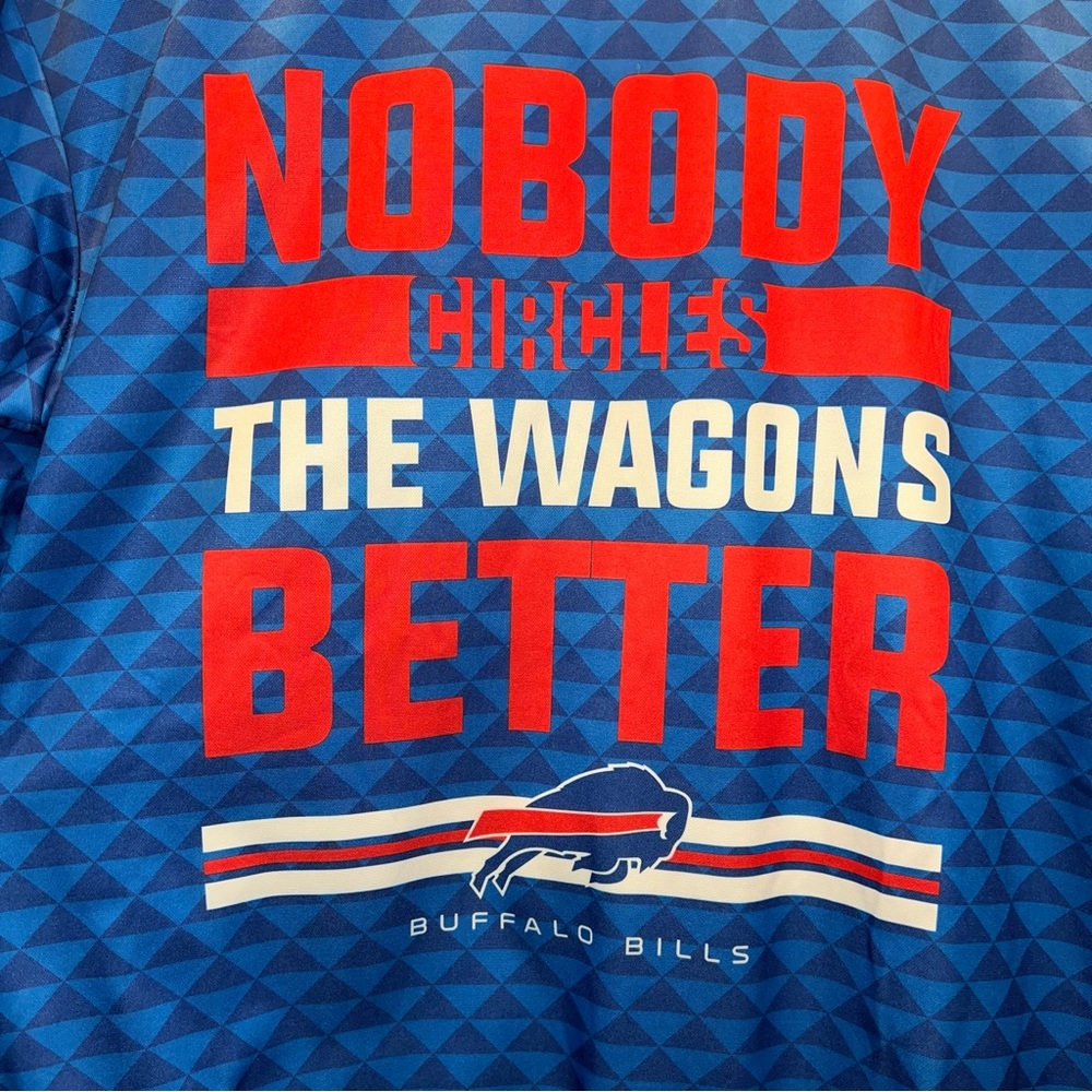 Buffalo Bills NFL Team Apparel Royal Blue Mens Crewneck Sweatshirt Sz Large